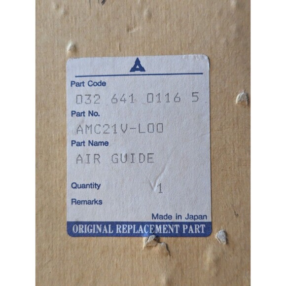 OEM Genuine Panasonic/Kenmore Microwave Air Guide Vent AMC21V-L00 Japan New - Picture 2 of 4